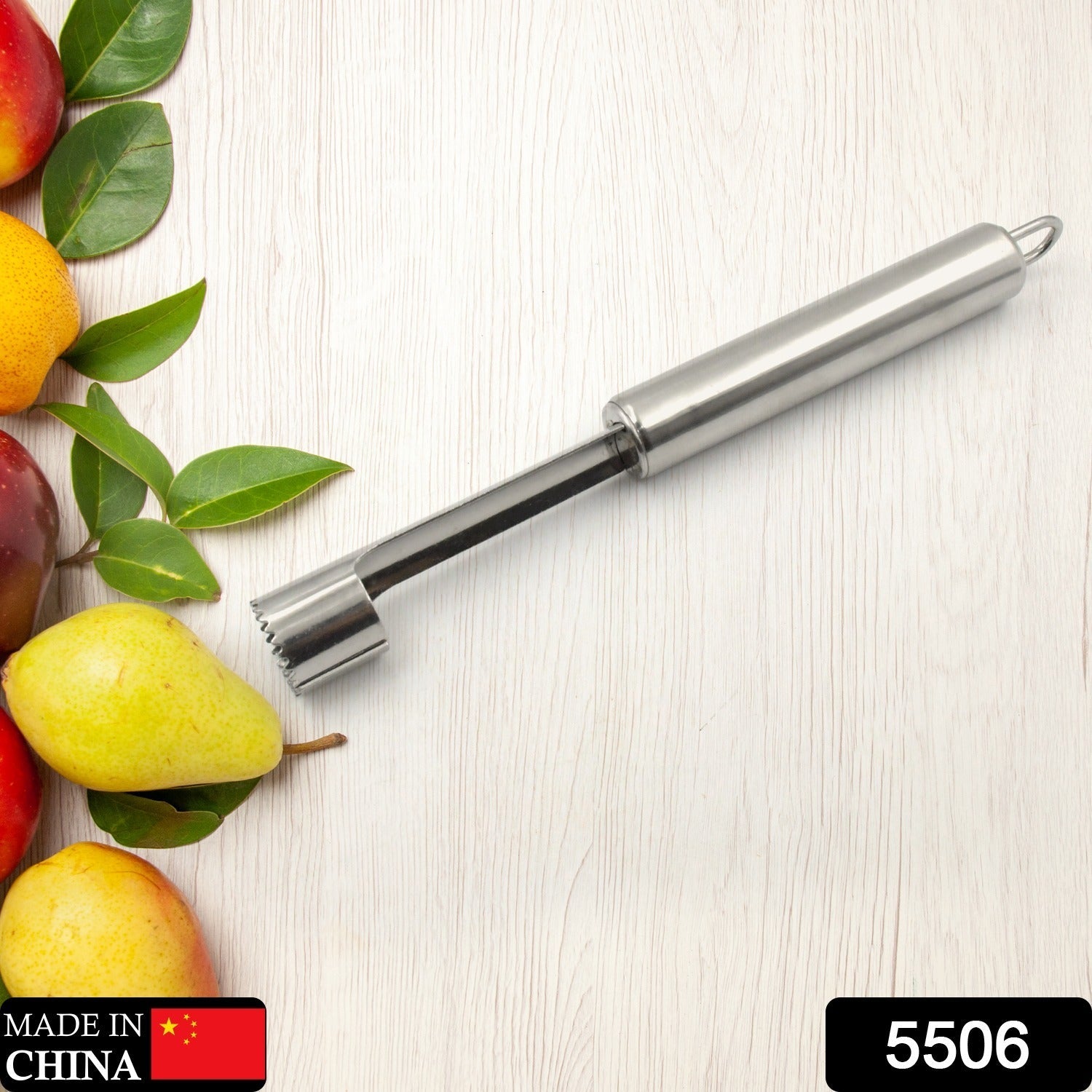 5506 Fruit Core Stainless Steel Set, Core Remover for Apple and Pear, Kitchen Prep Tool Fruit Core Remover Tool with Soft Handle, Apple Corer Stainless Steel, Kitchen Gadget Dishwasher Safe 5506 Fruit Core Stainless Steel Set, Core Remover for Apple and Pear, Kitchen Prep Tool Fruit Core Remover Tool with Soft Handle, Apple Corer Stainless Steel, Kitchen Gadget Dishwasher Safe